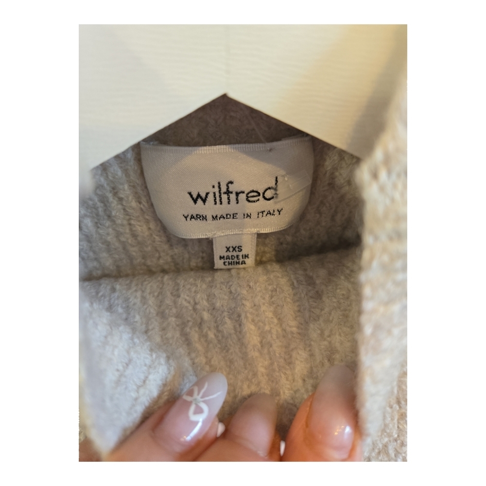 ARITZIA Wilfred Cream Sweater Vest - Picture 5 of 7